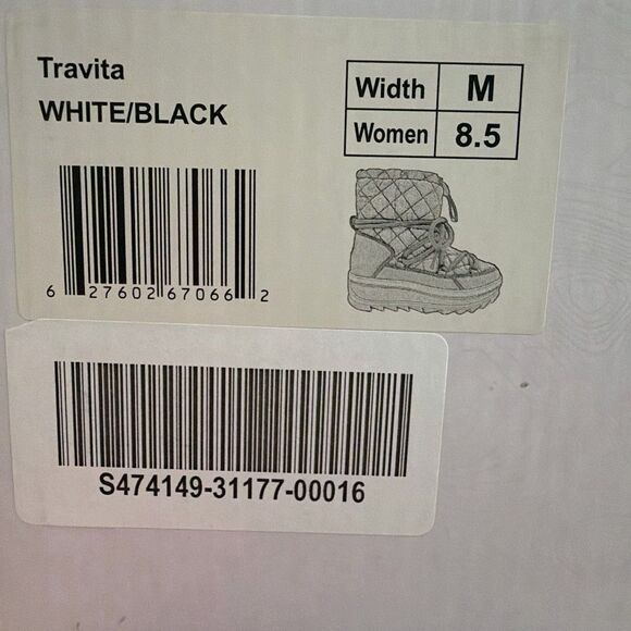 Pajar CANADA Travita Snow Boots Waterproof Nylon Pull-On White Woman's 8.5 - Picture 8 of 8